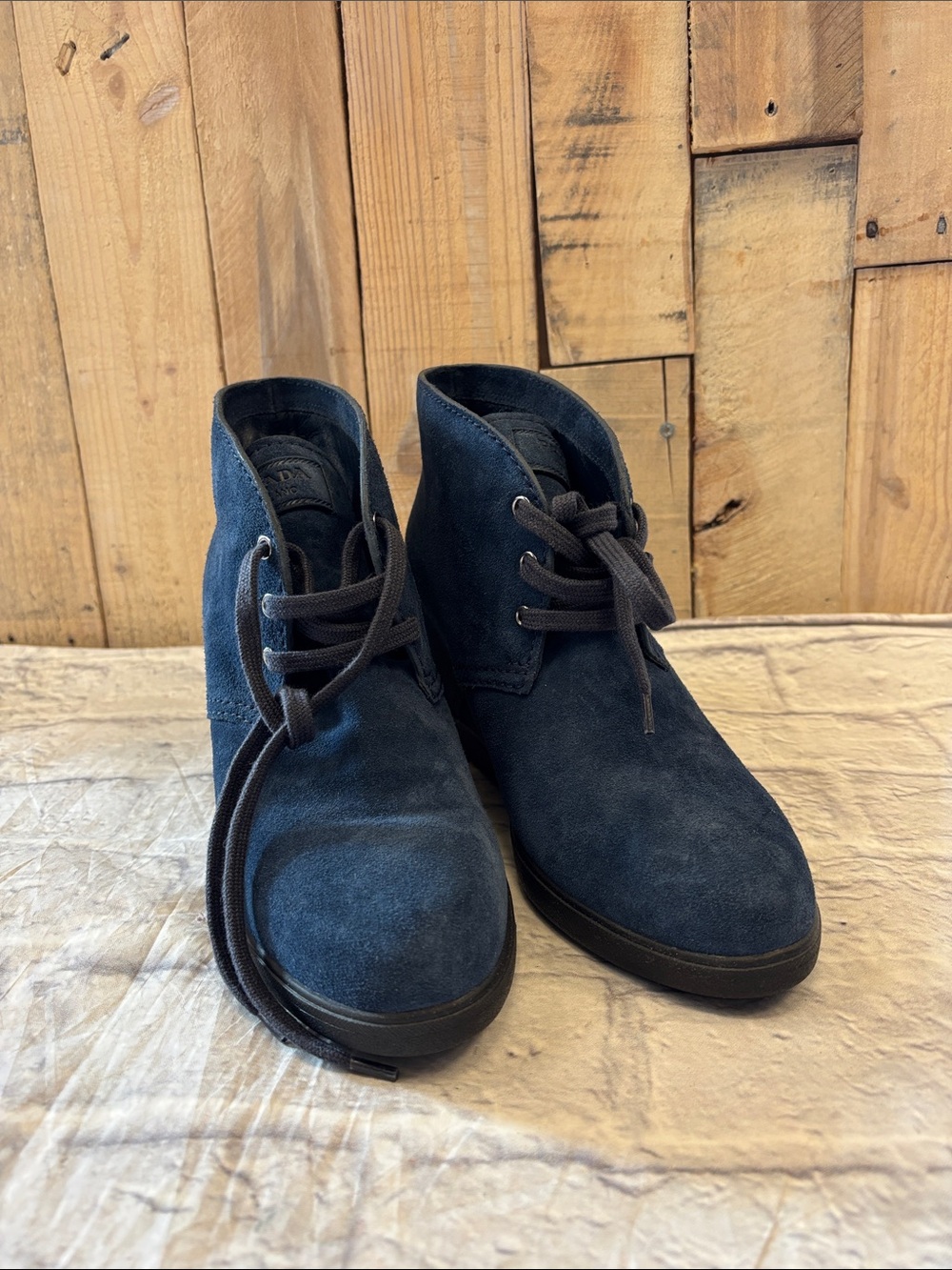Prada wedge shoes
